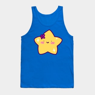 Cute Flower Star Tank Top